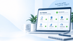 Illustration zur regelmäßigen WordPress-Pflege und Wartung